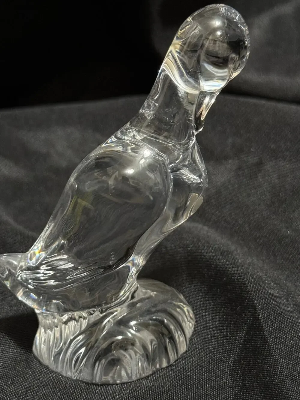 Dawn France Signed Glass Swan Sculpture - 4
